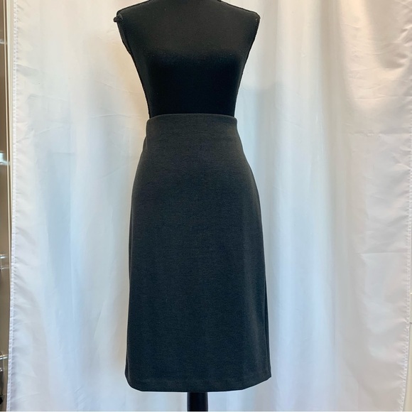 PHILOSOPHY dark charcoal gray stretchy pencil skirt Sz 10 - Picture 11 of 11